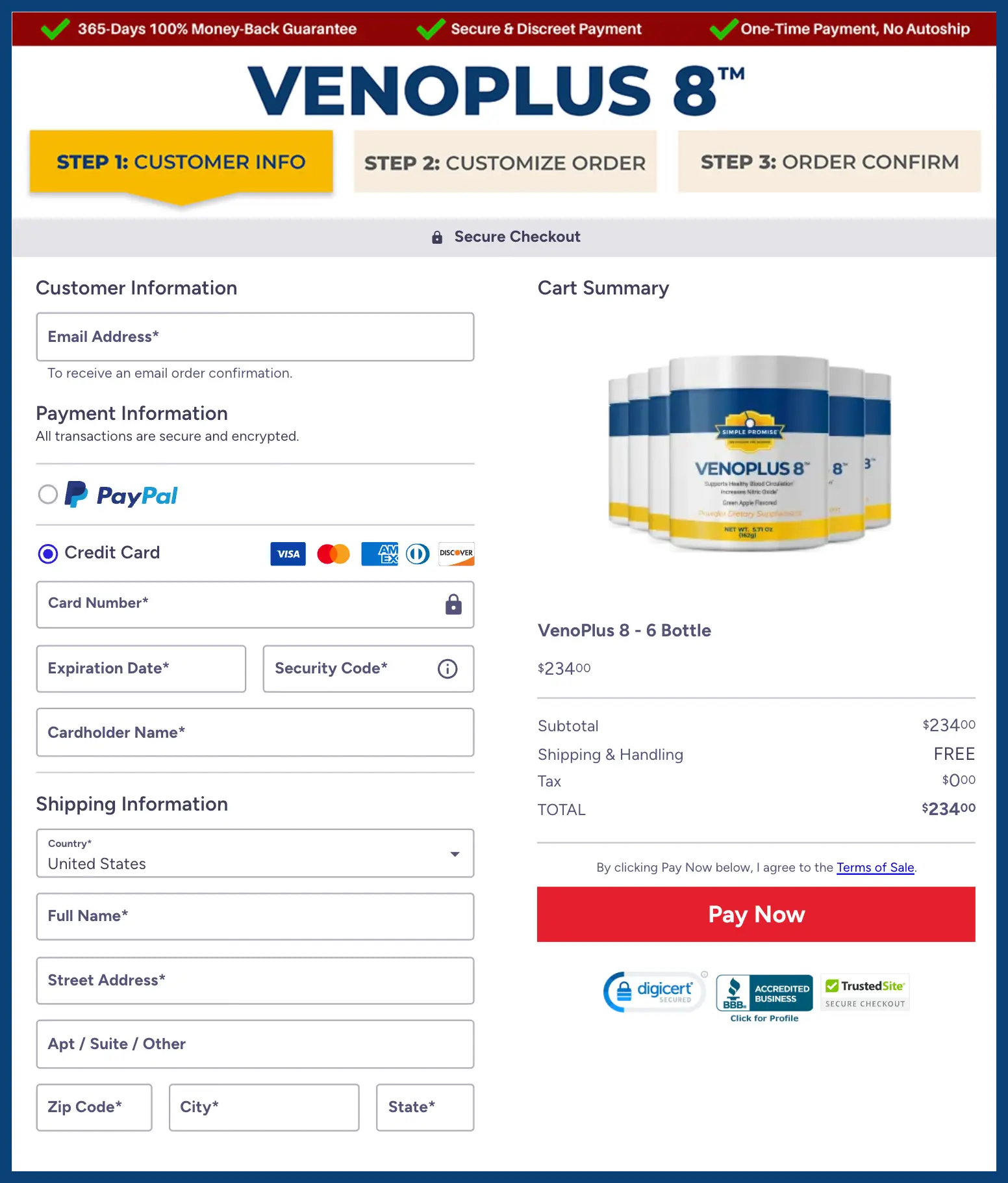 VenoPlus8-Secure-Checkout